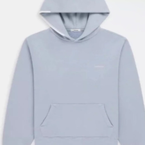 Madhappy Classic Fleece Hoodie light blue/white size XS - Picture 6 of 6